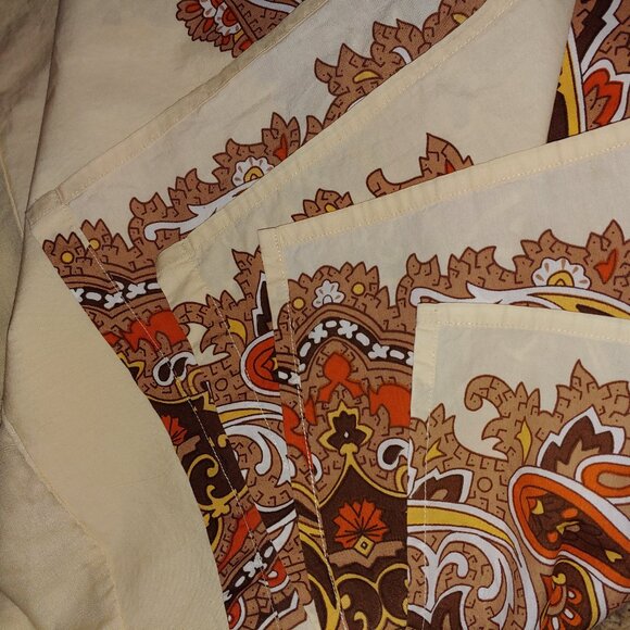 Urban Outfitters King Paisley Boho Cotton Bed Skirt 15"drop-split - Picture 6 of 10